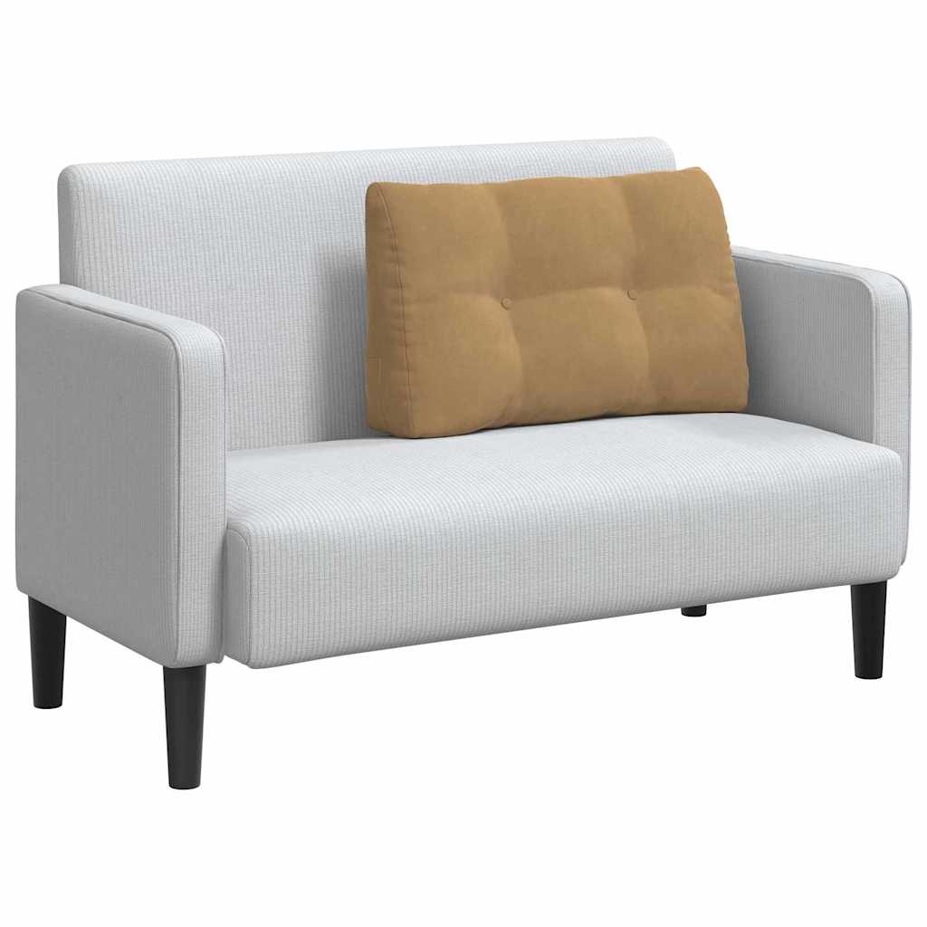 Rückenkissen Braun 80 x 24 x 50 cm Samt