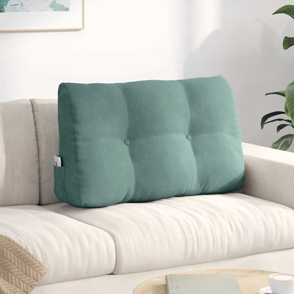 Rückenkissen Meergrün 80 x 24 x 50 cm Samt