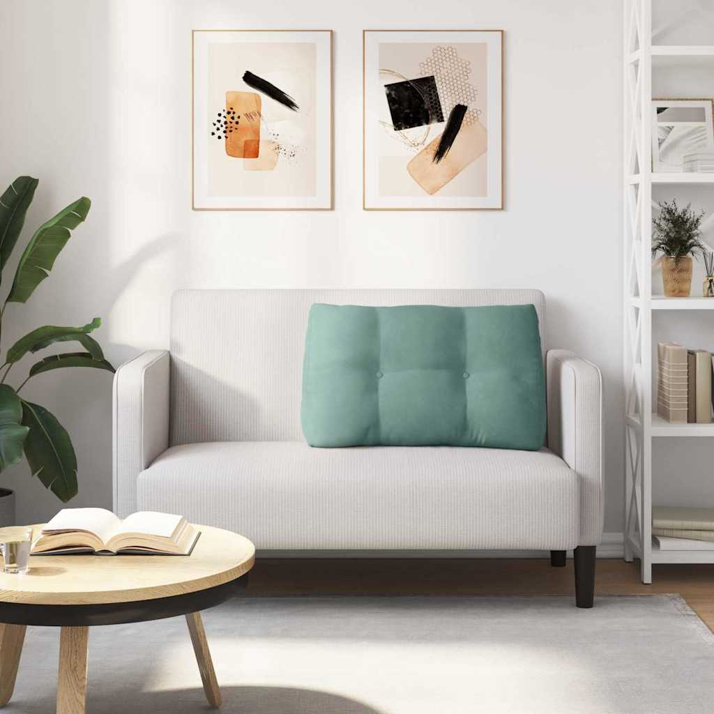 Rückenkissen Meergrün 80 x 24 x 50 cm Samt