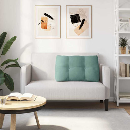 Rückenkissen Meergrün 80 x 24 x 50 cm Samt