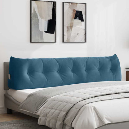 Rücken Kissen Blau 200 x 24 x 50 cm Samt