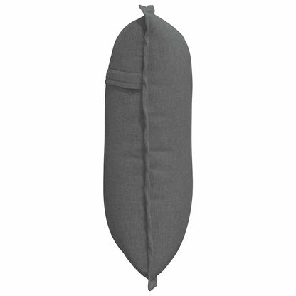 Rückenkissen Dunkelgrau 50 x 19 x 45 cm Stoff