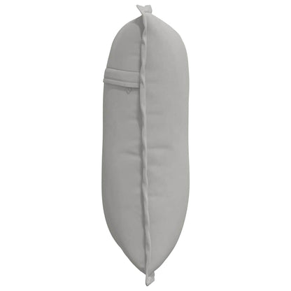 Rückenkissen Hellgrau 50 x 45 cm Mikrofaserstoff