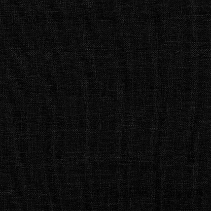 Rückenkissen Schwarz 60 x 19 x 50 cm Stoff