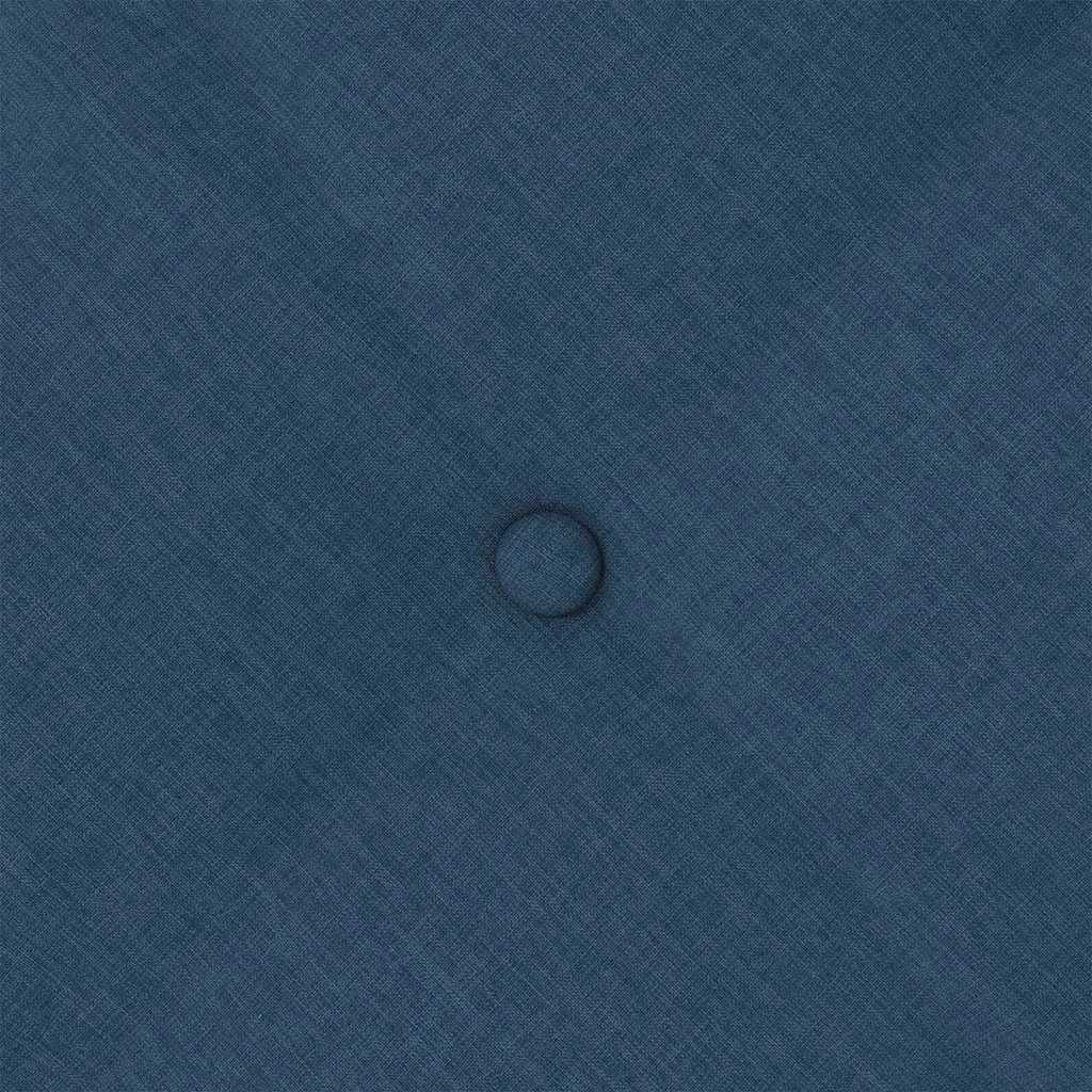 Rückenkissen Blau 60 x 19 x 50 cm Stoff