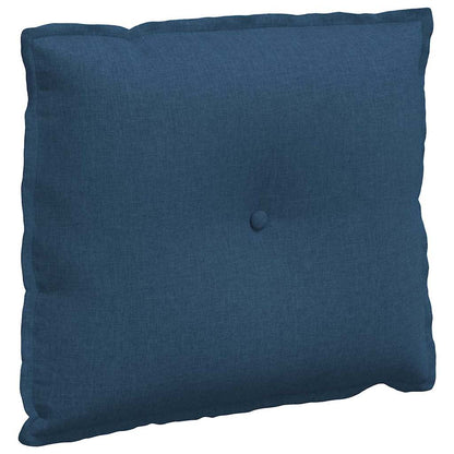 Rückenkissen Blau 60 x 19 x 50 cm Stoff