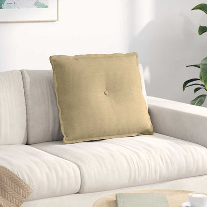 Rückenkissen Grau-Grün 60 x 50 cm Cordstoff