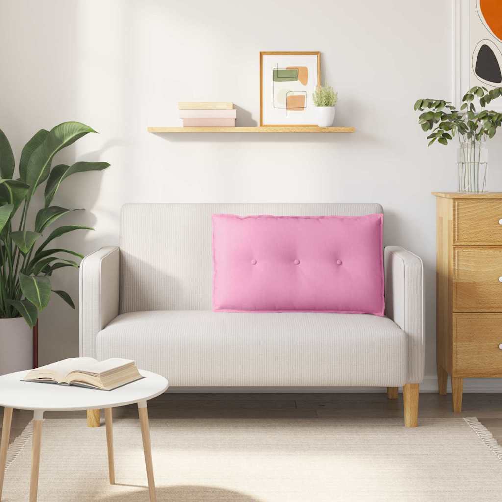 Rückenkissen Rosa 80 x 19 x 50 cm Stoff