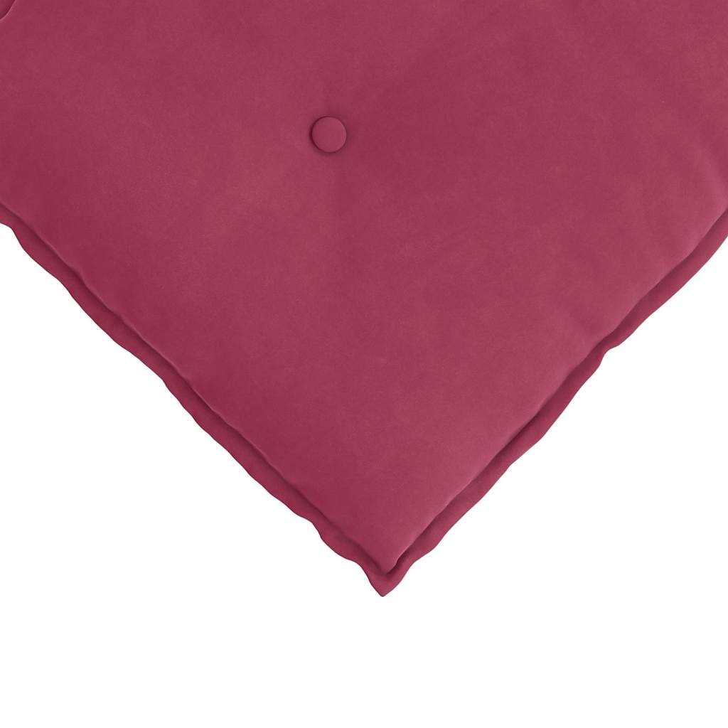 Rückenkissen Weinrot 80 x 50 cm Cordstoff