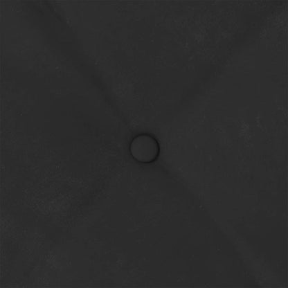 Rückenkissen Schwarz 80 x 50 cm Mikrofaserstoff