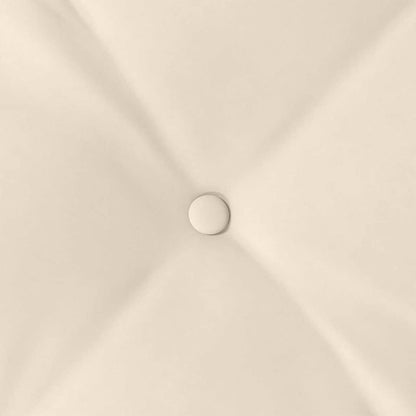 Rückenkissen Beige 80 x 50 cm Mikrofaserstoff