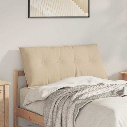 Rückenkissen Creme 100 x 19 x 50 cm Stoff