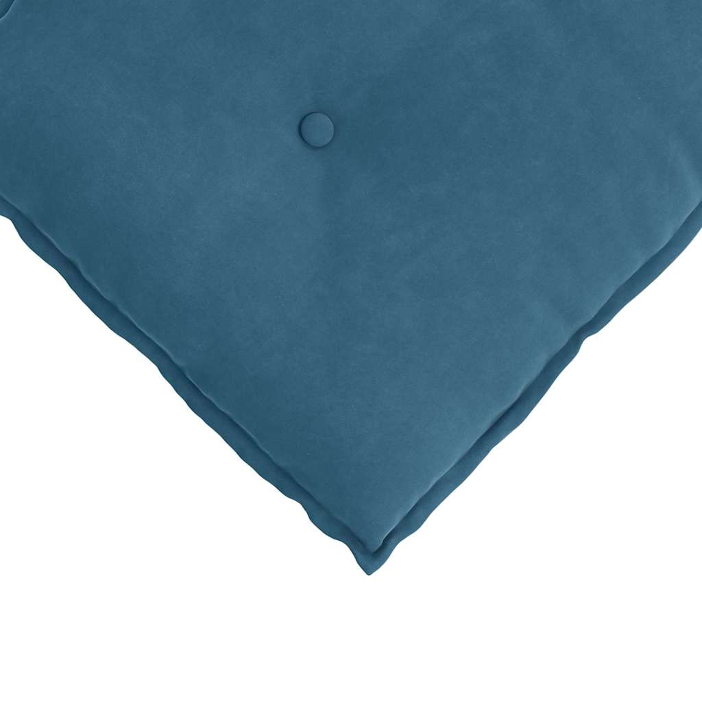 Rückenkissen Blau 100 x 50 cm Cordstoff