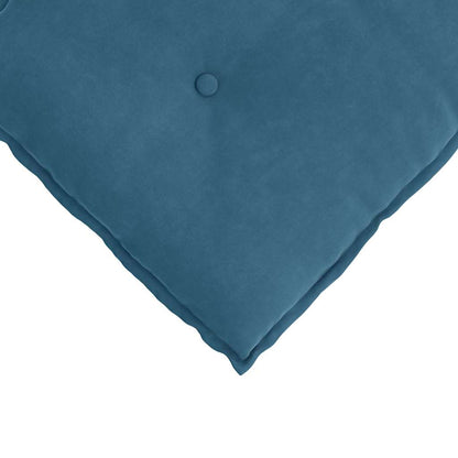 Rückenkissen Blau 100 x 50 cm Cordstoff