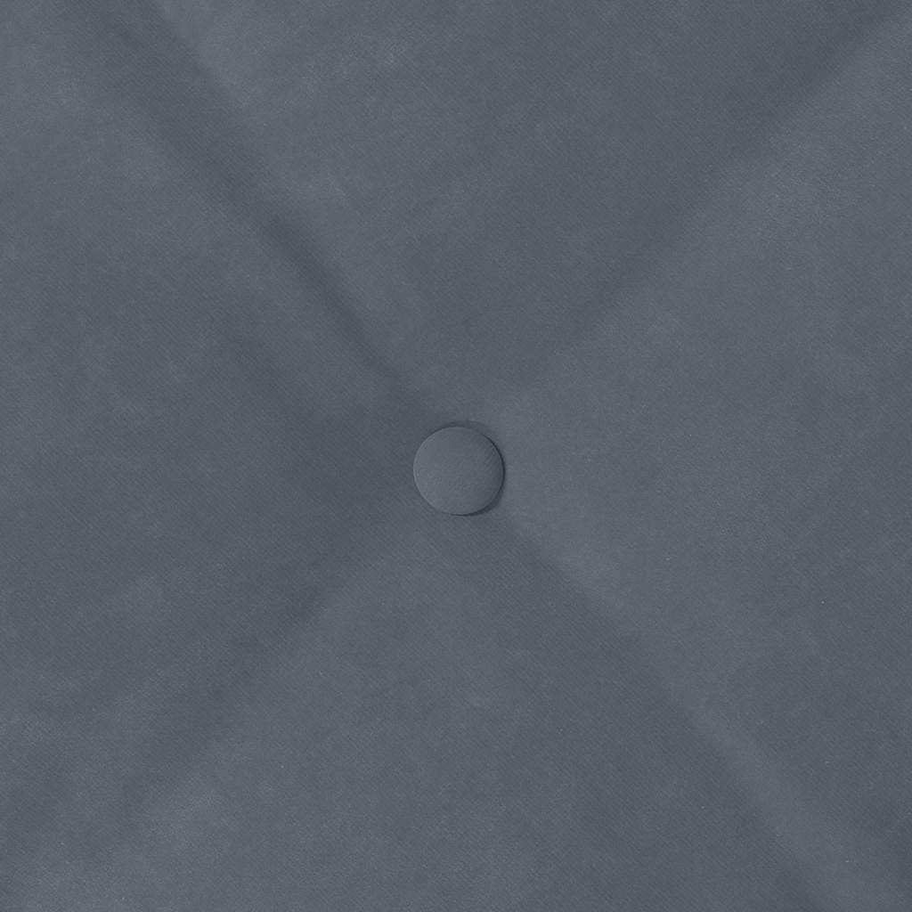 Rückenkissen Dunkelgrau 100 x 50 cm Cordstoff