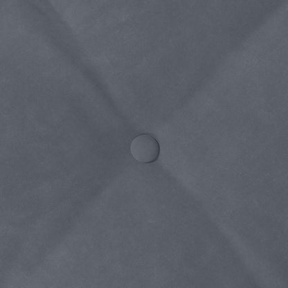 Rückenkissen Dunkelgrau 100 x 50 cm Cordstoff