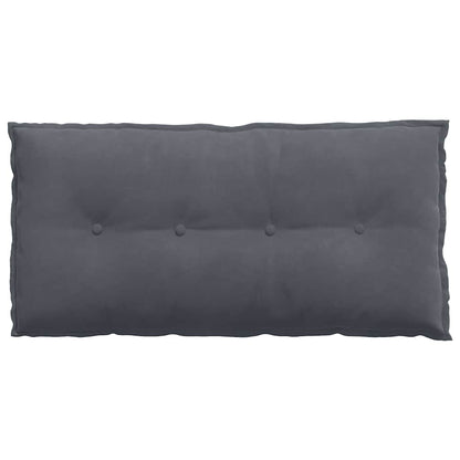 Rückenkissen Dunkelgrau 100 x 50 cm Cordstoff