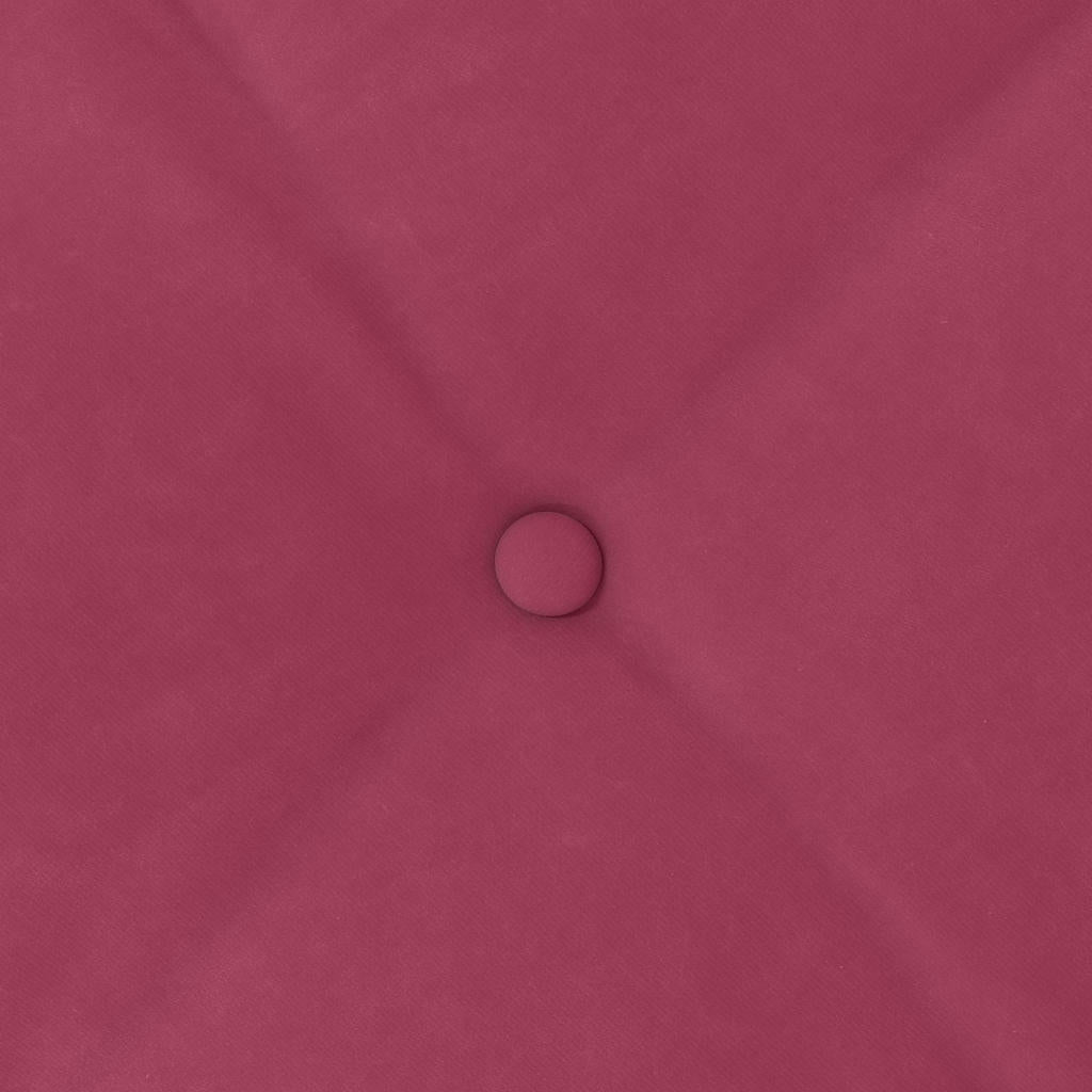 Rückenkissen Weinrot 100 x 50 cm Cordstoff