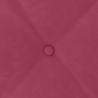 Rückenkissen Weinrot 100 x 50 cm Cordstoff