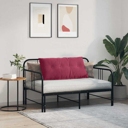 Rückenkissen Weinrot 100 x 50 cm Cordstoff