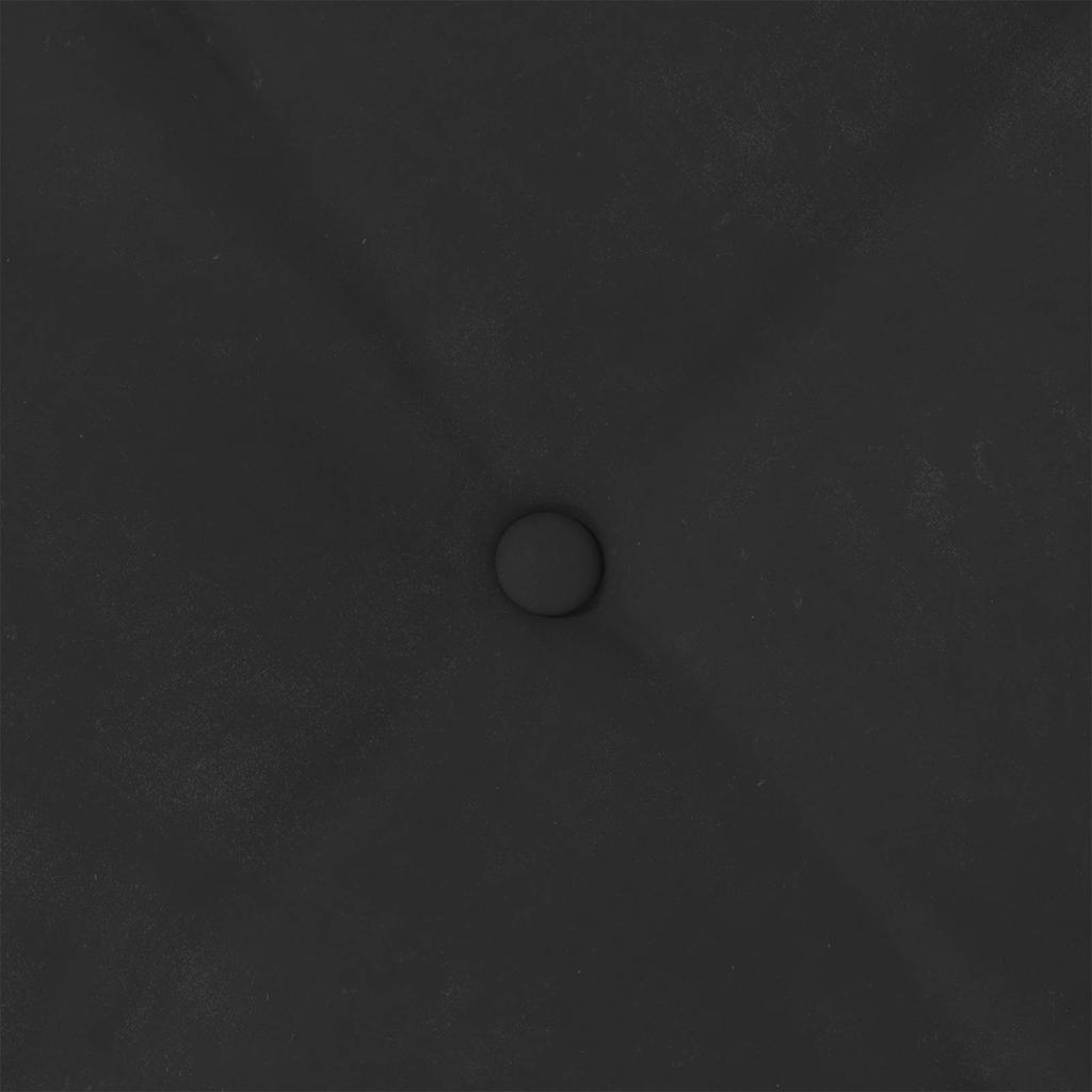 Rückenkissen Schwarz 140 x 50 cm Mikrofaserstoff