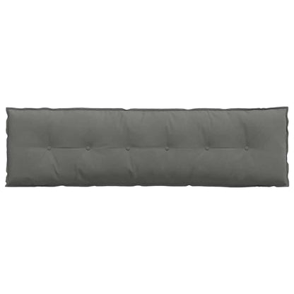 Rückenkissen Dunkelgrau 180 x 50 cm Mikrofaserstoff
