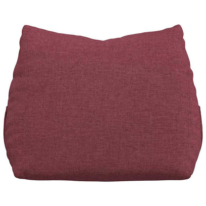 Rückenkissen Weinrot 45 x 20 x 35 cm Stoff