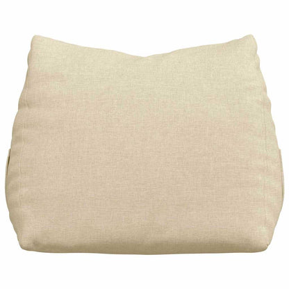 Rückenkissen Creme 45 x 20 x 35 cm Stoff