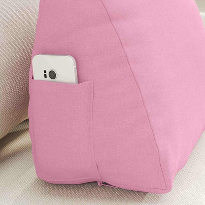 Rückenkissen Rosa 45 x 20 x 35 cm Stoff