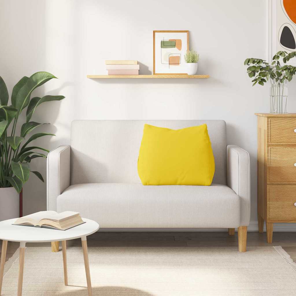 Rückenkissen Helles Gelb 60 x 20 x 50 cm Stoff