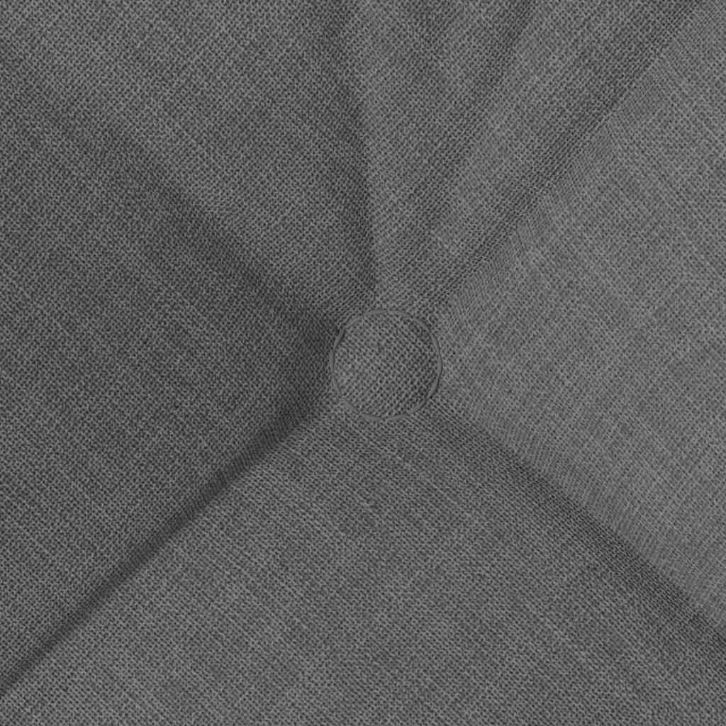 vidaXL Sitzkissen 4 pcs Dunkelgrau 40 x 40 x 12 cm Stoff