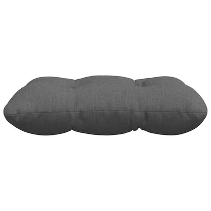 vidaXL Sitzkissen 4 pcs Dunkelgrau 40 x 40 x 12 cm Stoff