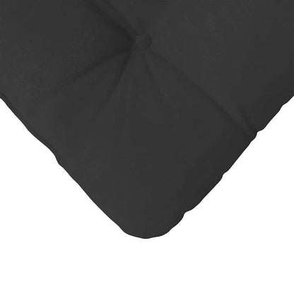 vidaXL Coussins de chaise 4 pcs Noir 40 x 40 cm Tissu microfibre