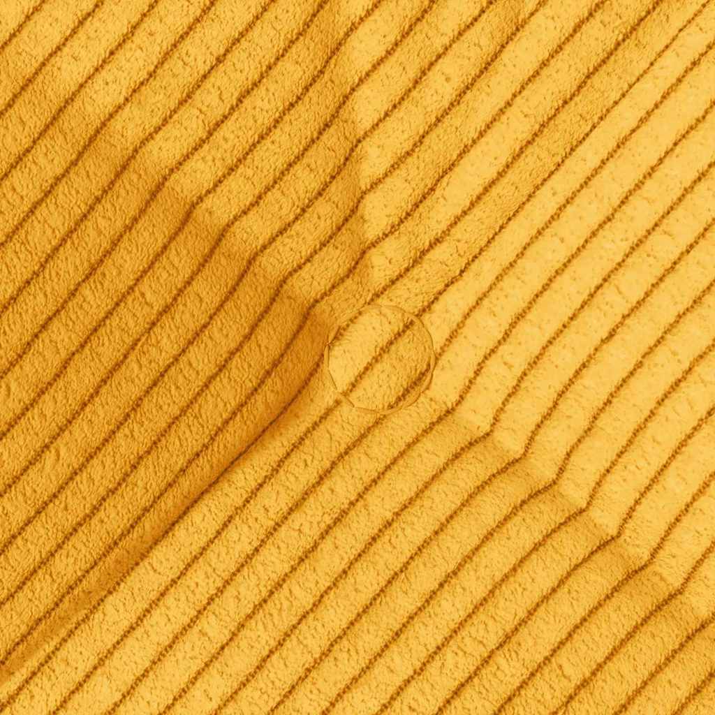 vidaXL Coussins de chaise 4 pcs Jaune clair 40 x 40 cm Tissu côtelé