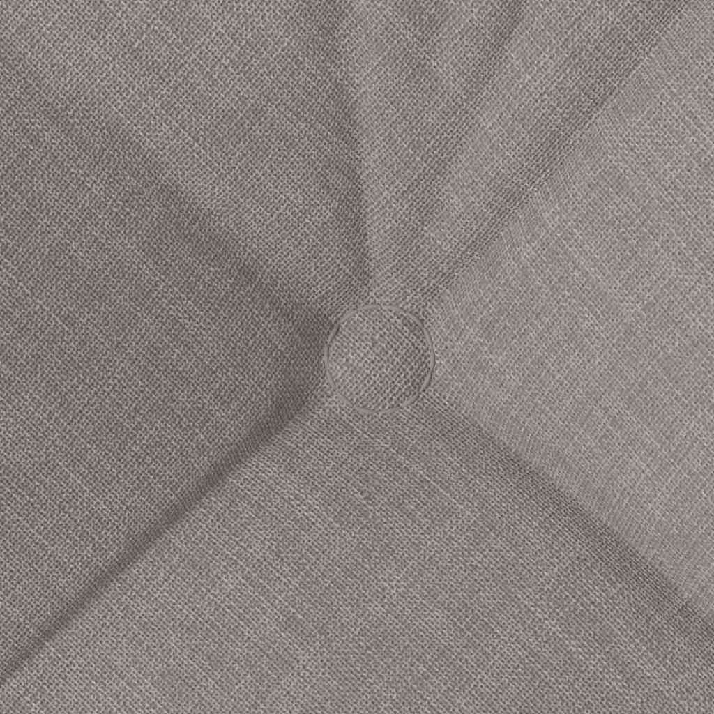Sitzkissen 4 pcs Taupe 45 x 45 x 12 cm Stoff