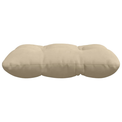 vidaXL Coussins de chaise 4 pcs Crème 45 x 45 cm Tissu microfibre
