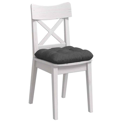 vidaXL Sitzkissen 4 pcs Dunkelgrau 45 x 45 cm Cordstoff