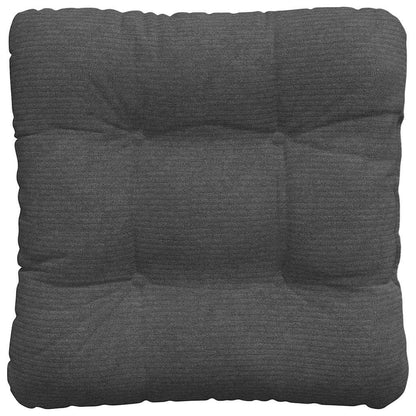 vidaXL Sitzkissen 4 pcs Dunkelgrau 45 x 45 cm Cordstoff