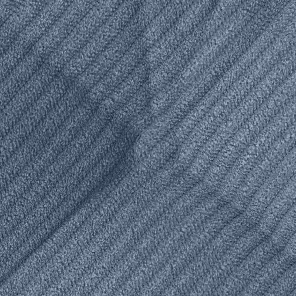 vidaXL Sitzkissen 4 pcs Blau 45 x 45 cm Cordstoff