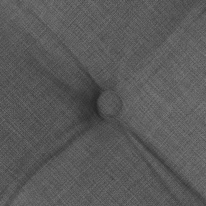 vidaXL Sitzkissen 4 pcs Dunkelgrau 40 x 40 x 6 cm Stoff