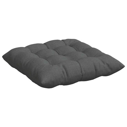 vidaXL Sitzkissen 4 pcs Dunkelgrau 40 x 40 x 6 cm Stoff