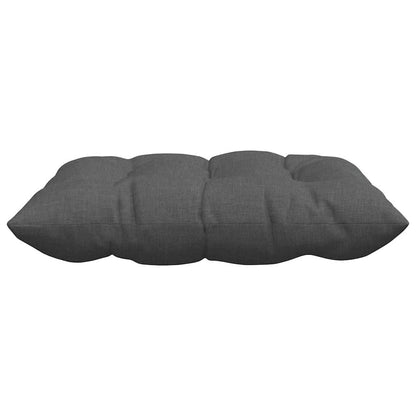 vidaXL Sitzkissen 4 pcs Dunkelgrau 40 x 40 x 6 cm Stoff
