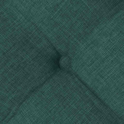 Sitzkissen 4 pcs Dunkelgrün 40 x 40 x 6 cm Stoff