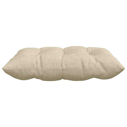 Sitzkissen 4 pcs Creme 40 x 40 x 6 cm Stoff