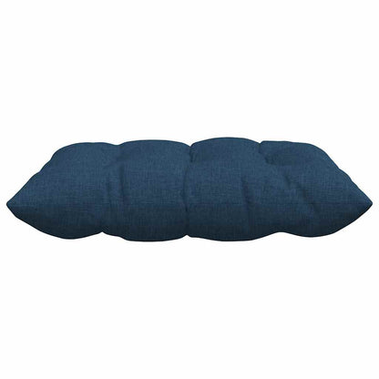 vidaXL Sitzkissen 4 pcs Blau 40 x 40 x 6 cm Stoff