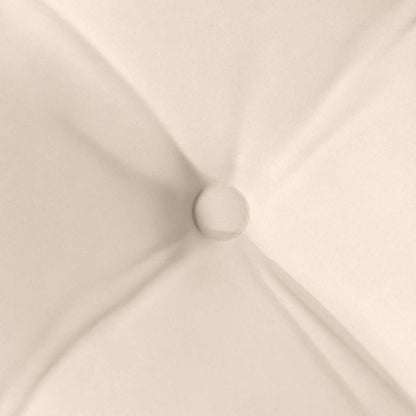 vidaXL Coussins de chaise 4 pcs Beige 40 x 40 x 6 cm Microfibre