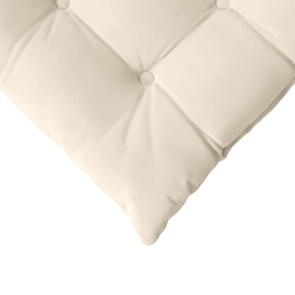 vidaXL Coussins de chaise 4 pcs Beige 40 x 40 x 6 cm Microfibre