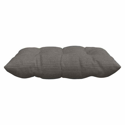 vidaXL Coussins de chaise 4 pcs Gris clair 40 x 40 x 6 cm Velours côtelé