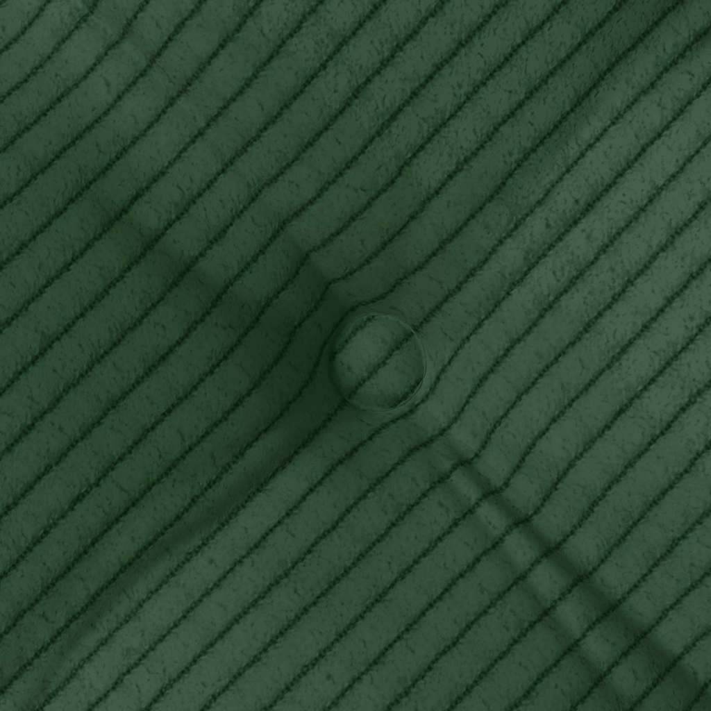 vidaXL Sitzkissen 4 pcs Dunkelgrün 40 x 40 x 6 cm Cordstoff