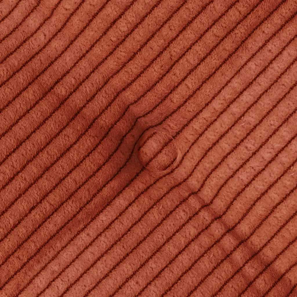 Sitzkissen 4 pcs Rot-Orange 40 x 40 x 6 cm Cordstoff